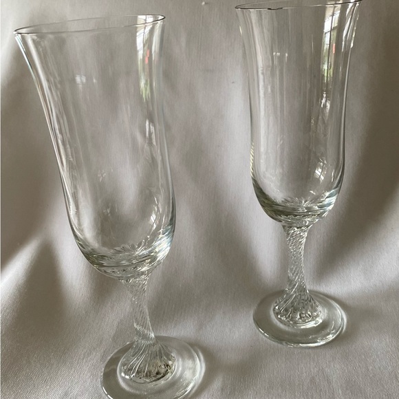 Chambord Liqueur Royale de France Elegant Crystal Champagne Glass Gorgeous Read - Picture 4 of 9